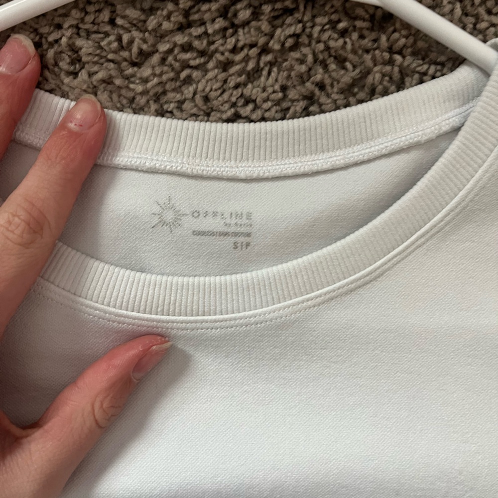 AERIE long white long sleeve crop top! - Picture 3 of 3